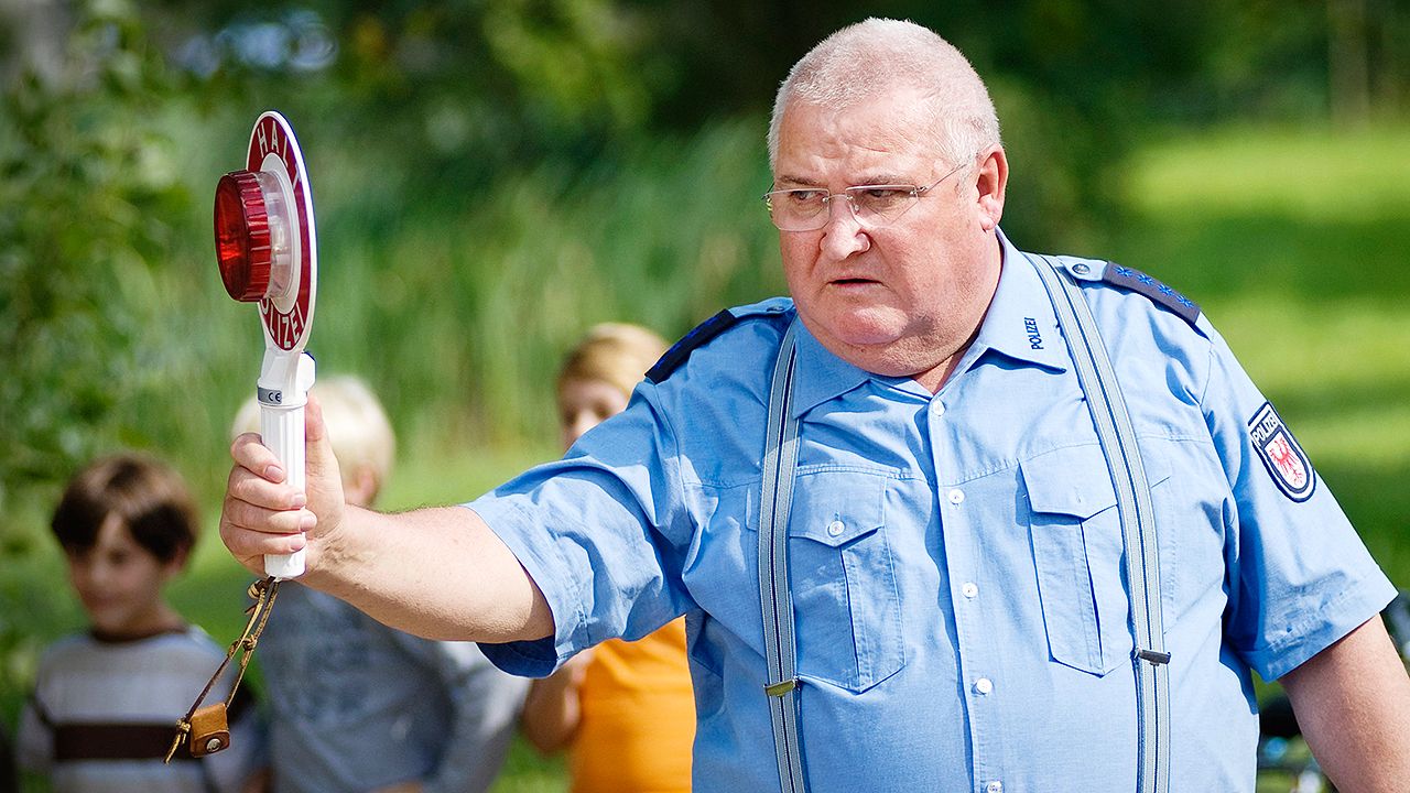 Poliziehauptmeister Horst Krause (Horst Krause), Bild zum Film: Krauses Braut | Bild: rbb/Arnim Thomaß