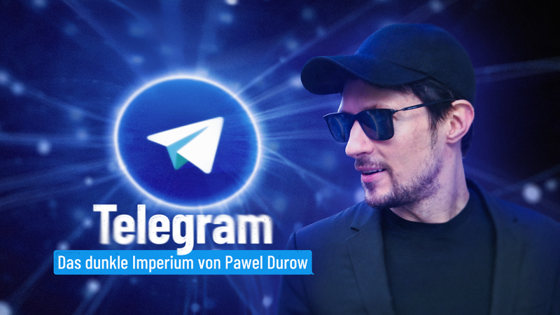 Kollage: Pawel Durow und Telegram-Logo | Bild: rbb/imago images/ABACAPRESS