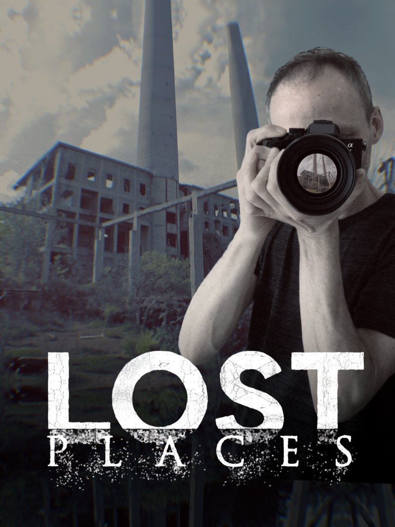 Das Tuberkuloseschloss im Wald und ein Fotograf im Vordergrund: | Bild: rbb/Noahfilm